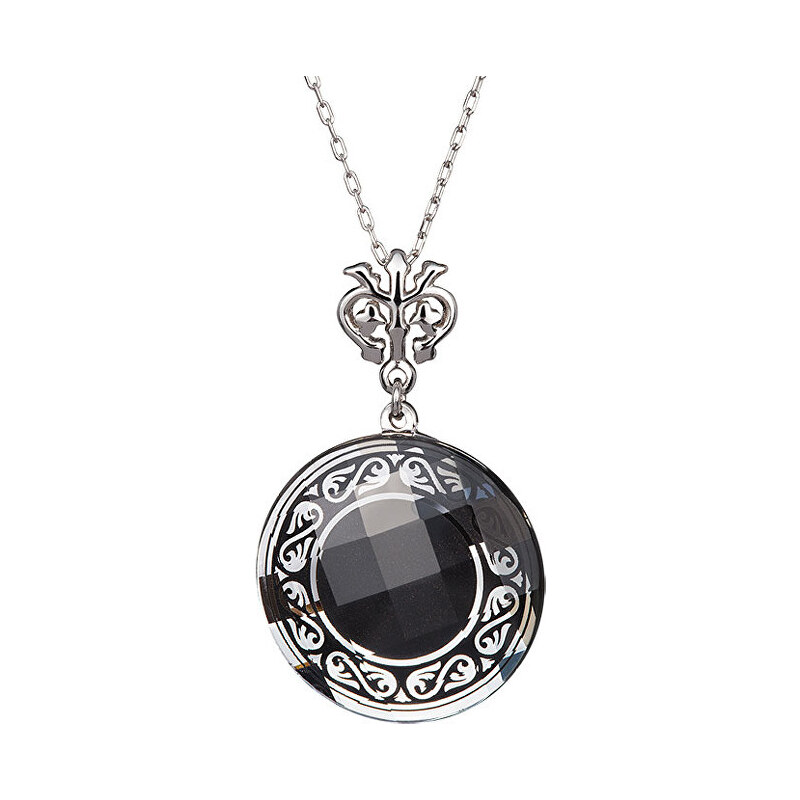 Preciosa Náhrdelník Magical Ornament černý 6028 20 (řetízek, přívěsek)