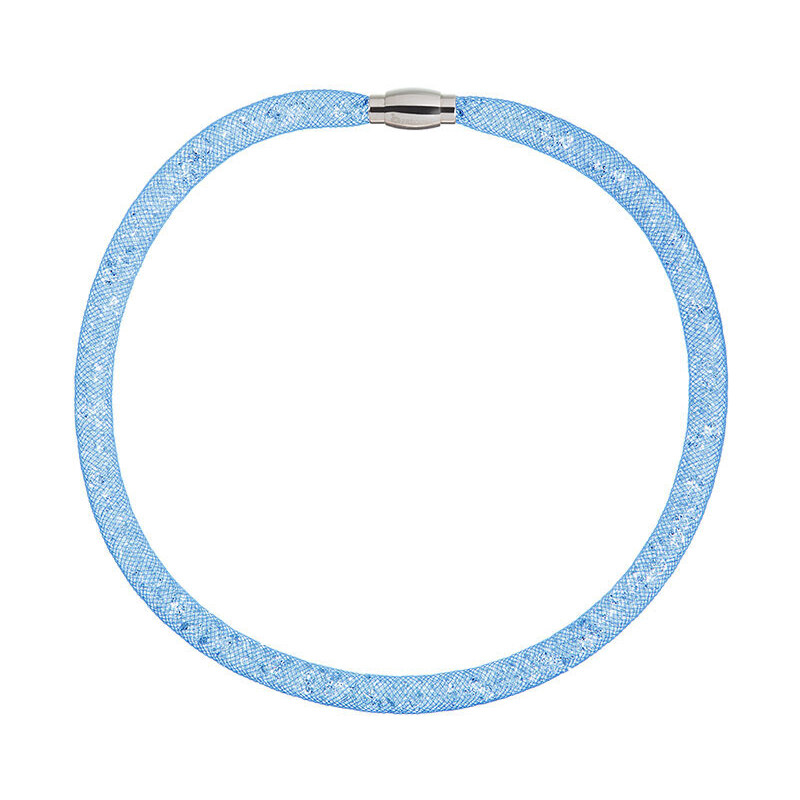 Preciosa Třpytivý náhrdelník Scarlette modrý 7250 58