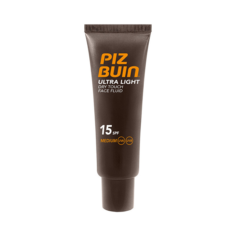 Piz Buin Ultra lehký nemastný fluid na opalování obličeje Ultra Light SPF 15 (Dry Touch Face Fluid) 50 ml