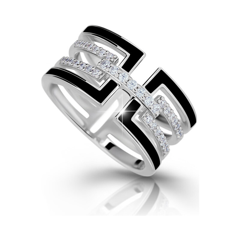 Modesi Luxusní stříbrný prsten M11071