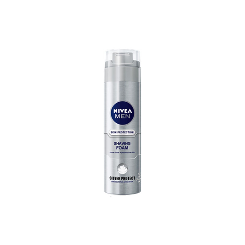 Nivea Pěna na holení Silver Protect 200 ml