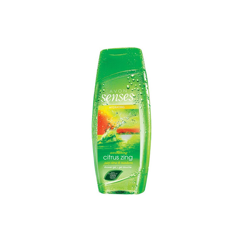 Avon Sprchový gel s vůní šťavnatého Grapefruitu s Mandarinkou (Senses Citrus Zing)
