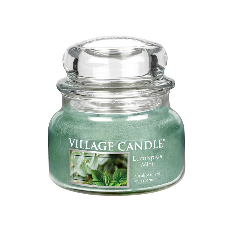Village Candle Vonná svíčka ve skle Eukalyptus a máta (Eucalyptus Mint) 269 g