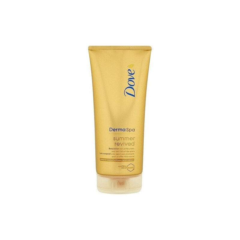 Dove Tónovací tělové mléko Derma Spa Summer Revived Dark (Body Lotion) 200 ml