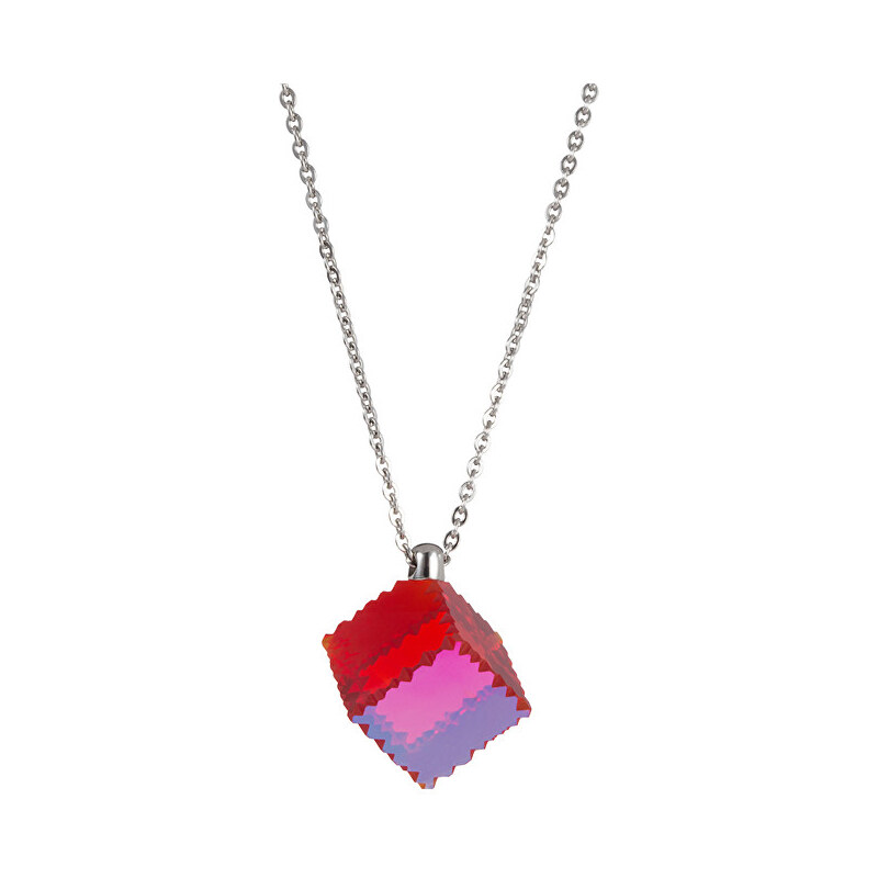 Preciosa Ocelový náhrdelník s červeným krystalem Jaclyn 7262 57