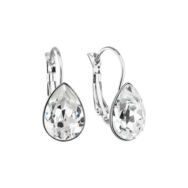 Troli náušnice Pear Crystal 51019.1 krystal