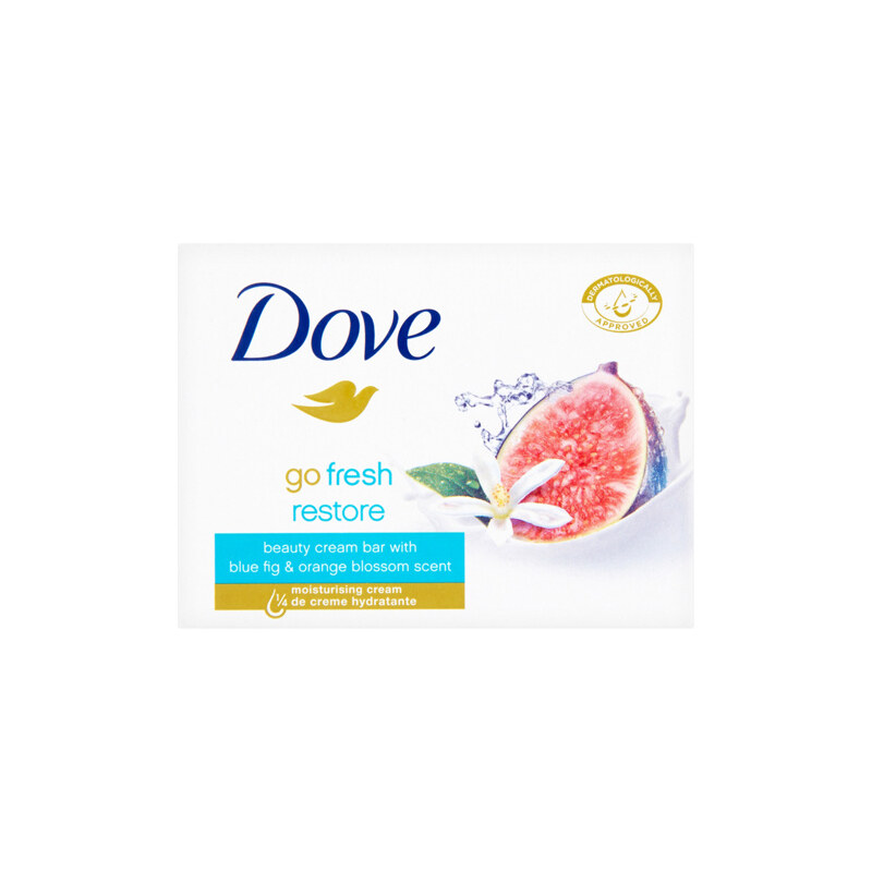 Dove Krémová tableta Go Fresh Restore s vůní modrého fíku a pomerančového květu (Beauty Cream Bar) 100 g