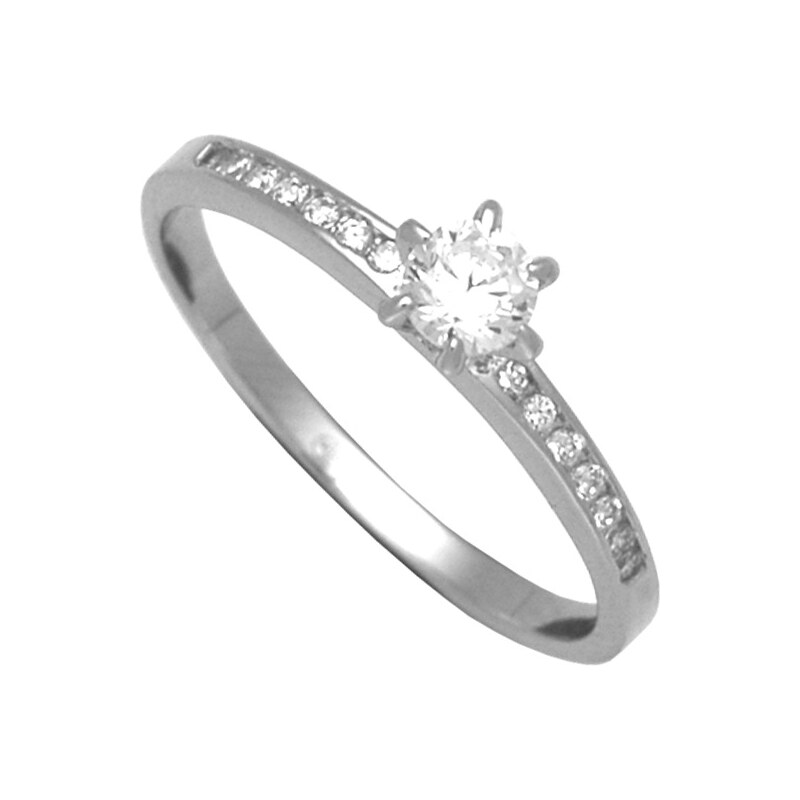 Brilio Silver Stříbrný zásnubní prsten 31G3042