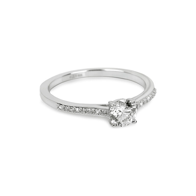Brilio Silver Stříbrný zásnubní prsten 31G3050