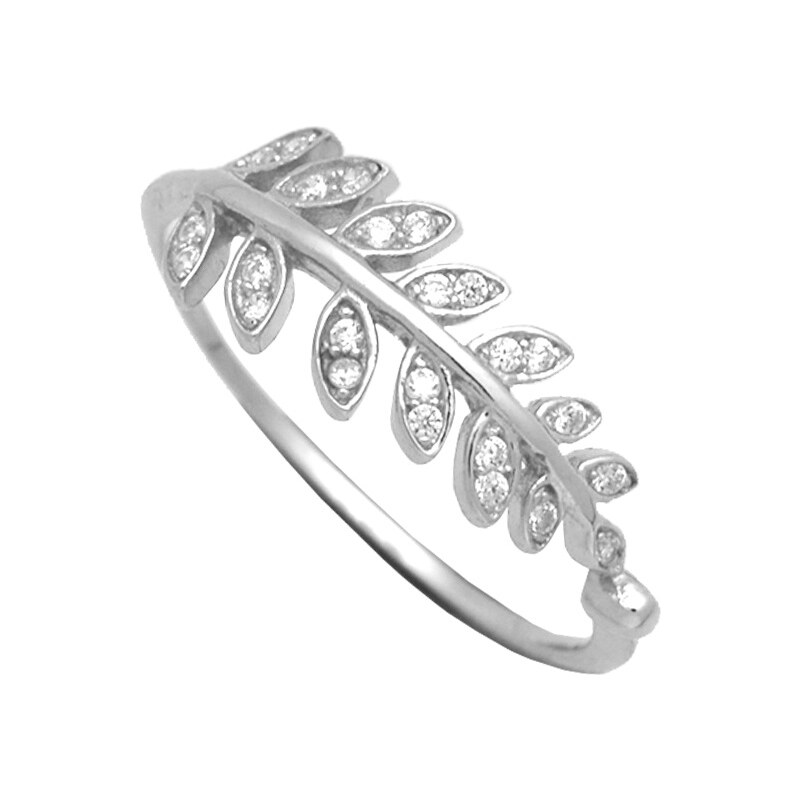 Brilio Silver Stříbrný prsten se zirkony 31G3031