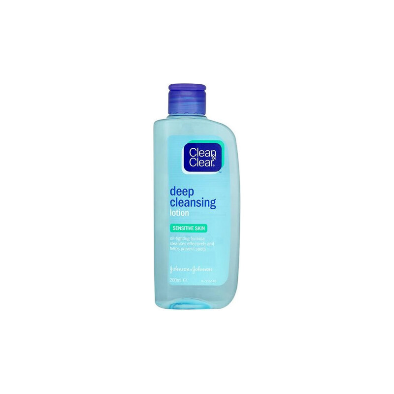 Clean & Clear Hloubkově čisticí pleťová voda pro citlivou pleť (Deep Clansing Lotion For Sensitive Skin) 200 ml