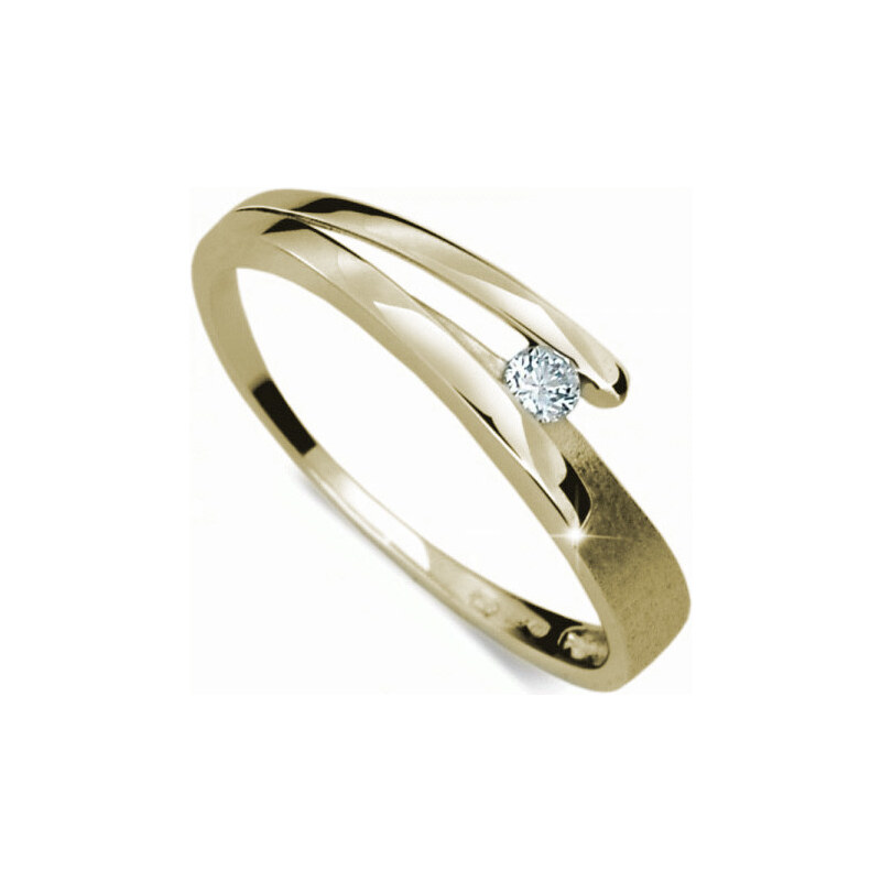 Danfil Něžný prsten s diamantem DF1716z