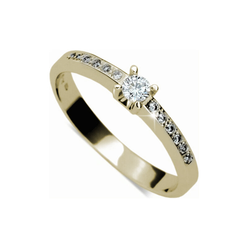 Danfil Krásný zásnubní prsten s diamanty DF1917z