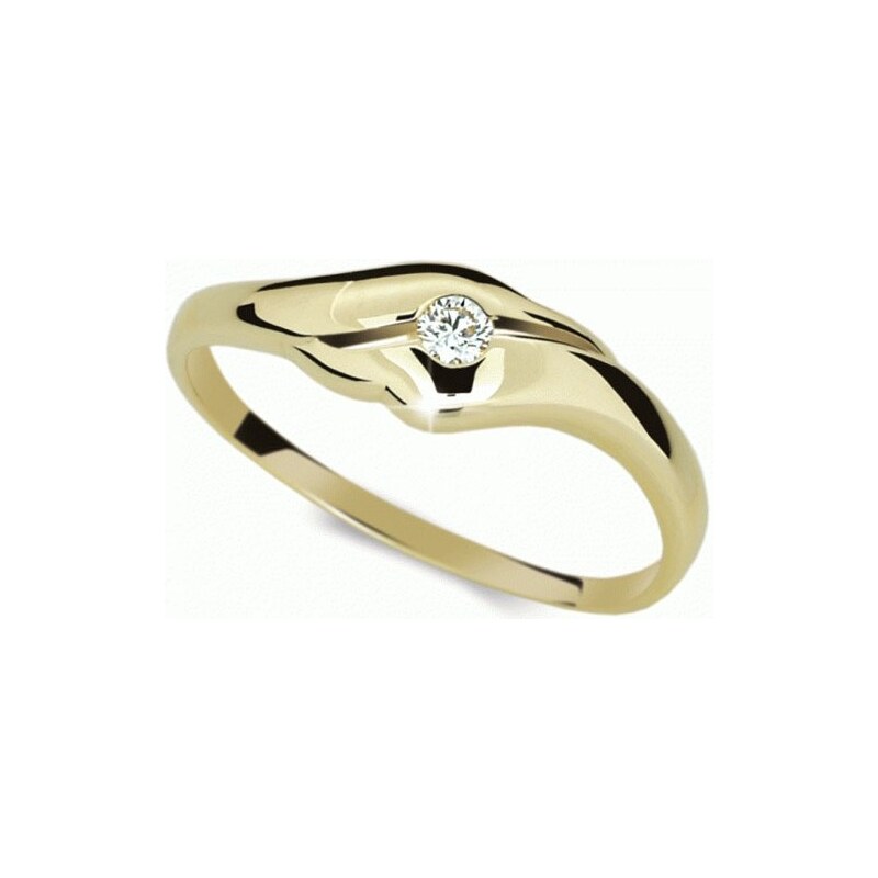 Danfil Jemný prsten s diamantem DF1838z