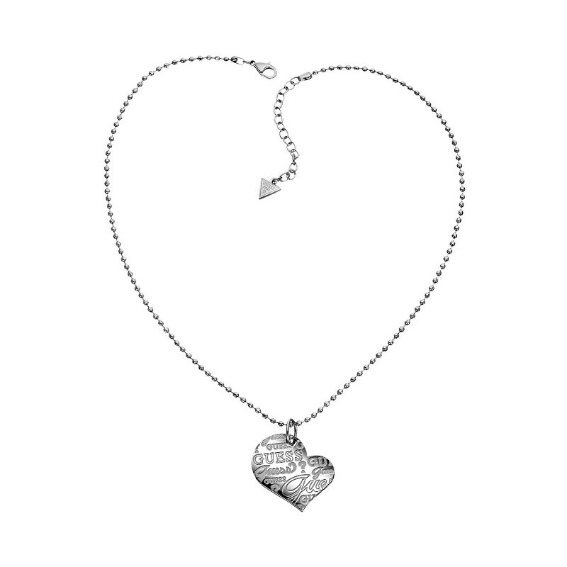 Guess Ocelový náhrdelník se srdcem USN80912