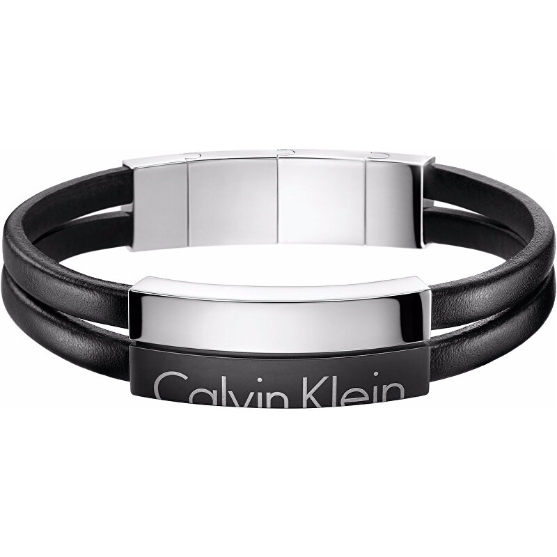 Calvin Klein Pánský kožený náramek KJ5RBB290100 - GLAMI.cz
