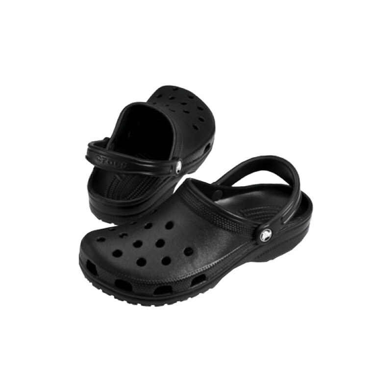Crocs Černé pantofle Classic Black 10001-001