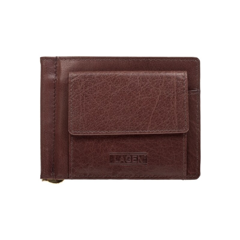 Lagen Pánská kožená peněženka W-2010 Brown