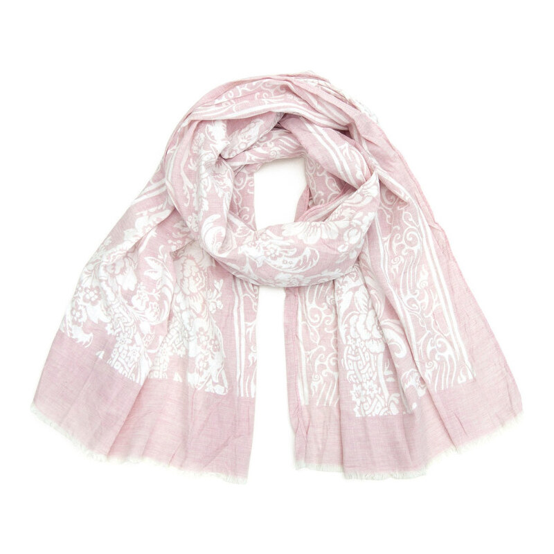 Art of Polo Dámský bavlněný šátek - Květy růžová sz16221.1