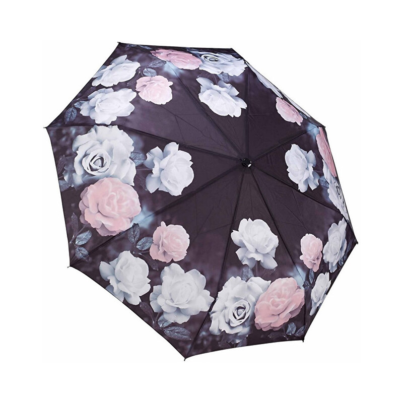 Blooming Brollies Dámský skládací plně automatický deštník Galleria Vintage Rose GFFVR