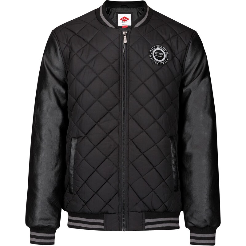 Lee cooper quilted jacket hot sale