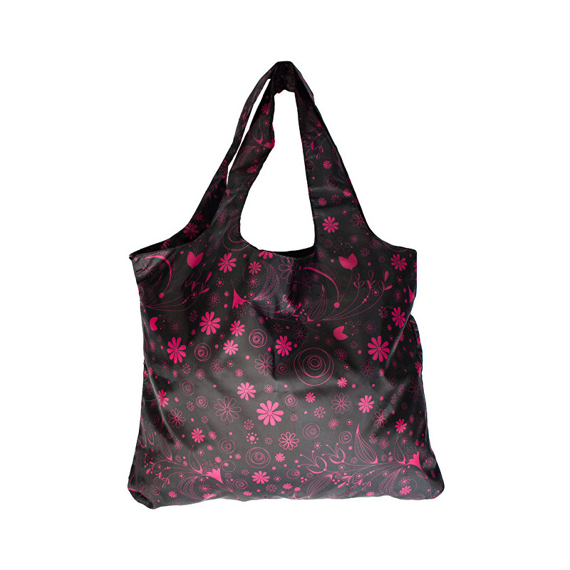 Albi Skládací nákupní taška s růžovými květy