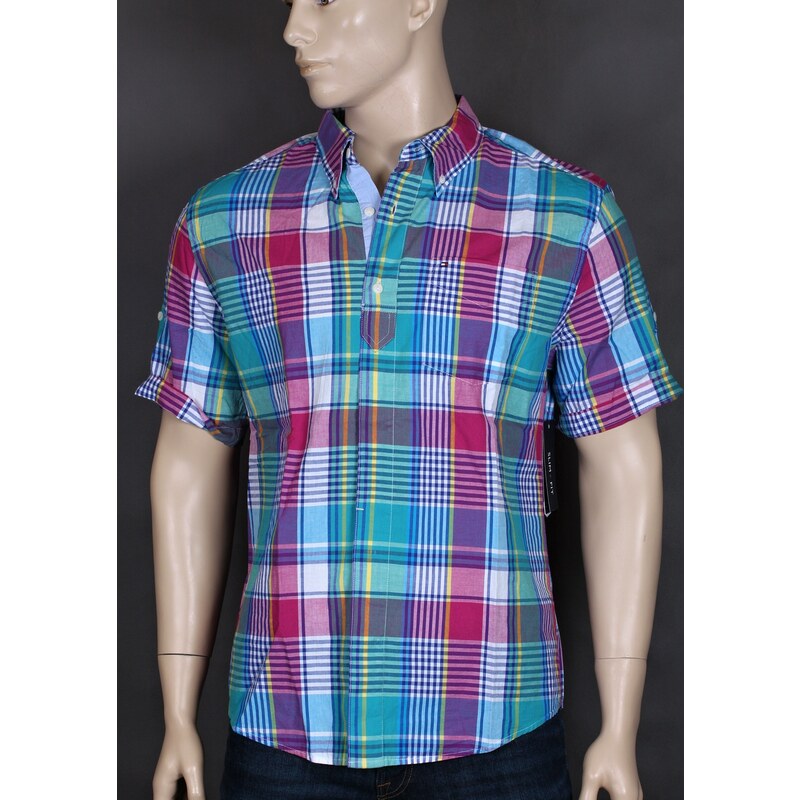 Tommy Hilfiger original pánská košile s dlouhým rukávem Slim Fit 808660