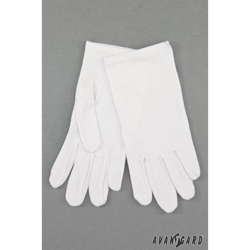 Avantgard Bílé pánské rukavičky (L)
