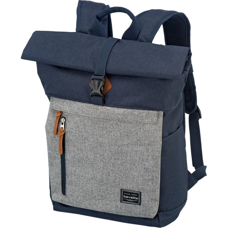 Travelite Basics batoh rollup 96310 20 40,0l navy grey