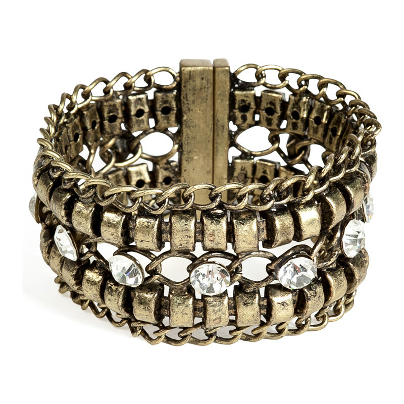R.J.Graziano Chain Link Bracelet in Brass