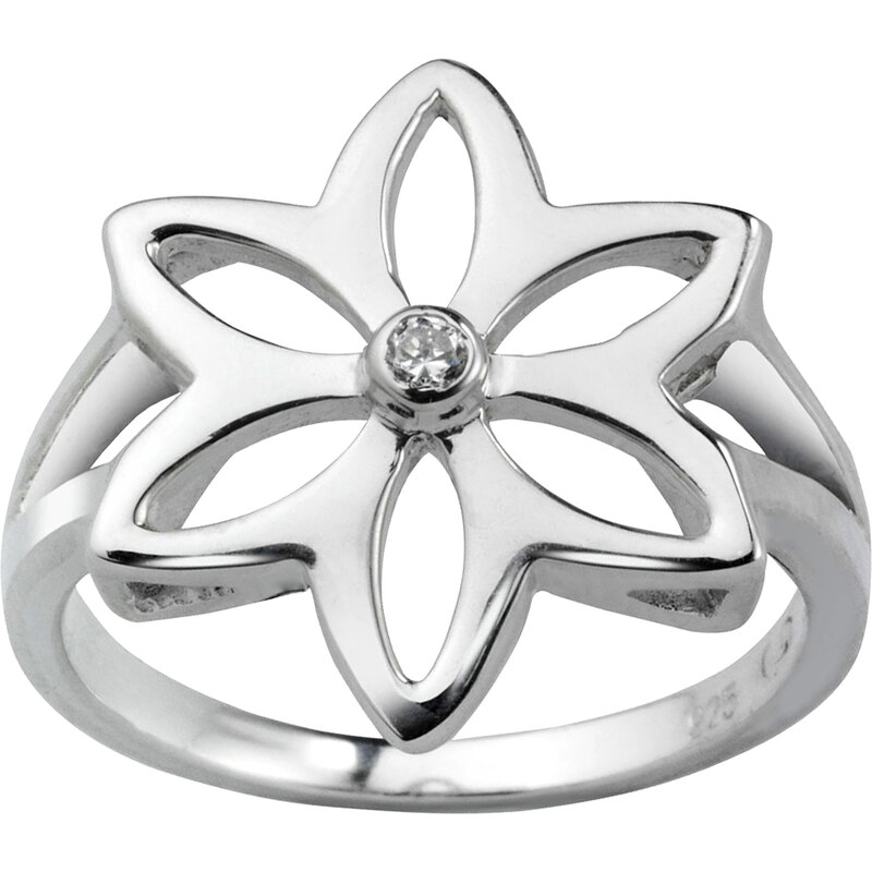 Tom Tailor silver ring blossom