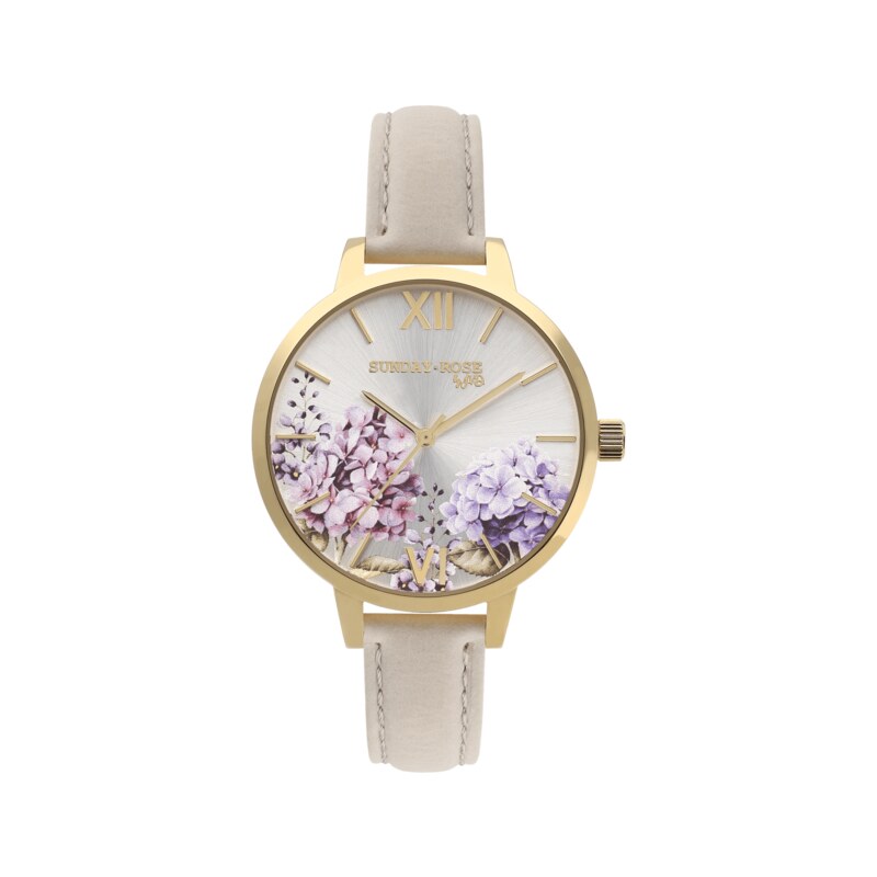 JVD Dámské luxusní designové hodinky SUNDAY ROSE Spirit BLOOM SUN-S08 30112093