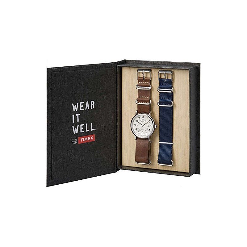 Timex Weekender Box Set TWG012500 + náhradní řemínek