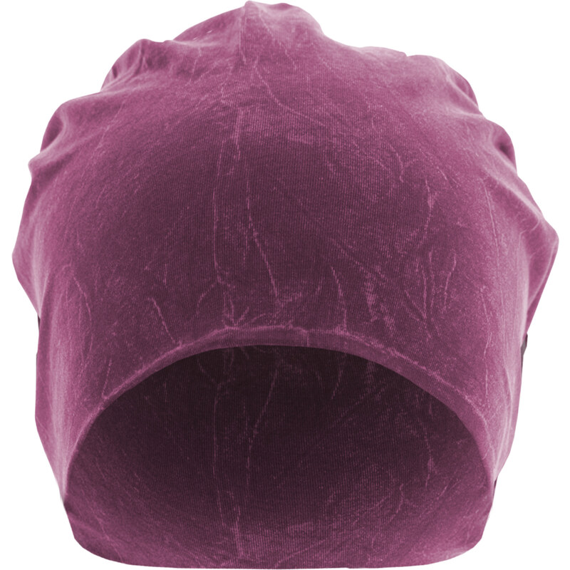 MSTRDS Stonewashed Jersey Beanie fialová