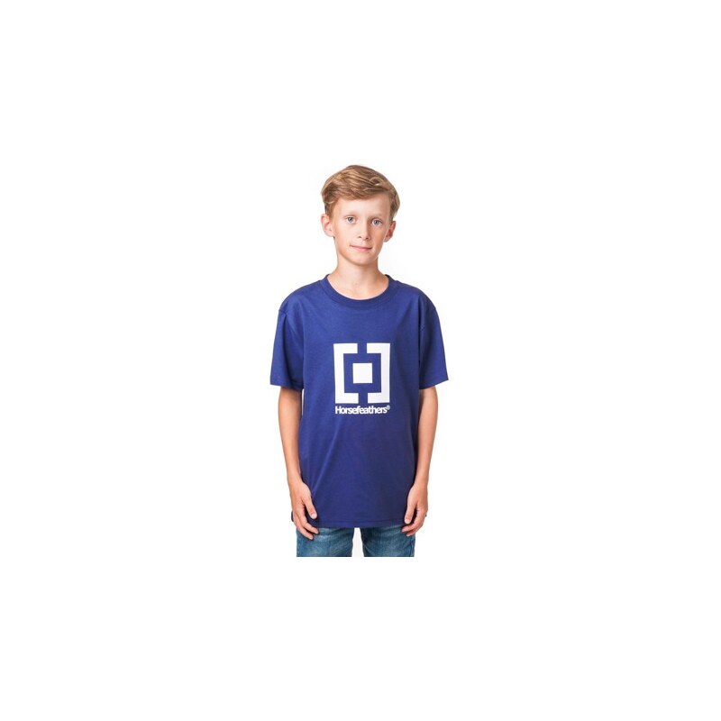 Dětské tričko Horsefeathers Base dark blue