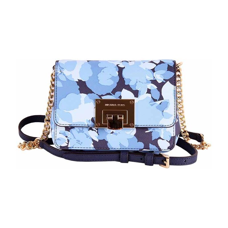 Michael Kors kabelka Tina small navy flower