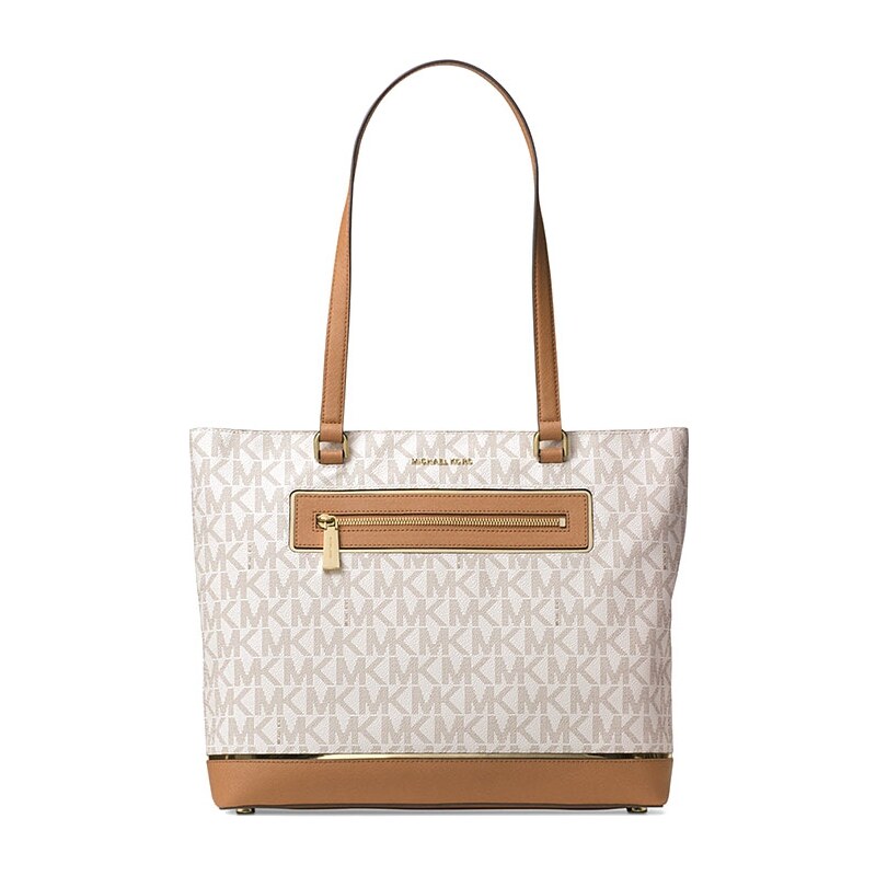 Michael Kors Frame out large north south tote vanilla