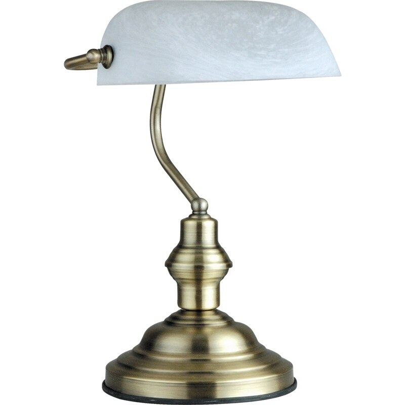 Globo GLOBO 2492 - stolní lampa ANTIQUE 1xE27/60W bílá-patina GL0431