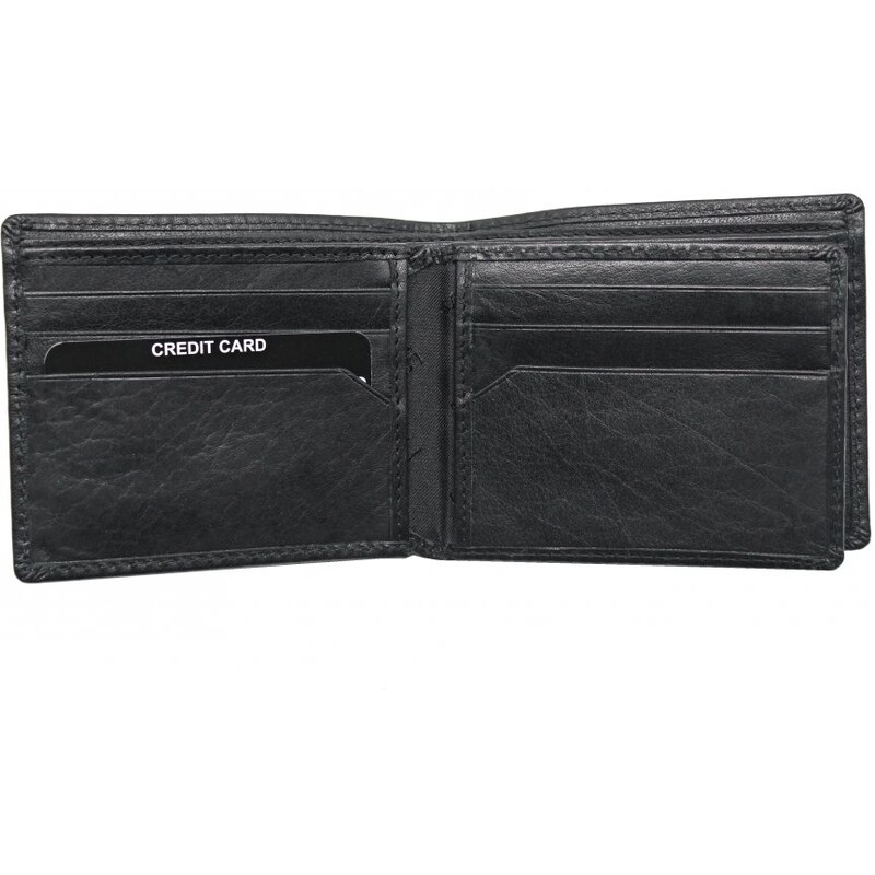 SEGALI Pánská kožená peněženka 21031 černá