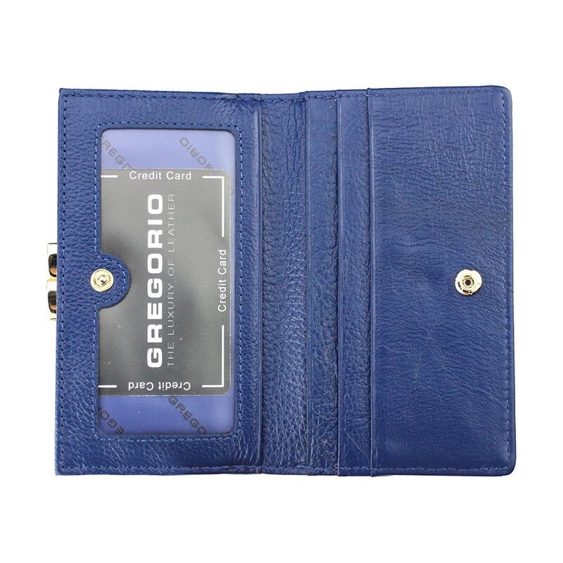 Dámská kožená peněženka Gregorio BT-108 šedá
