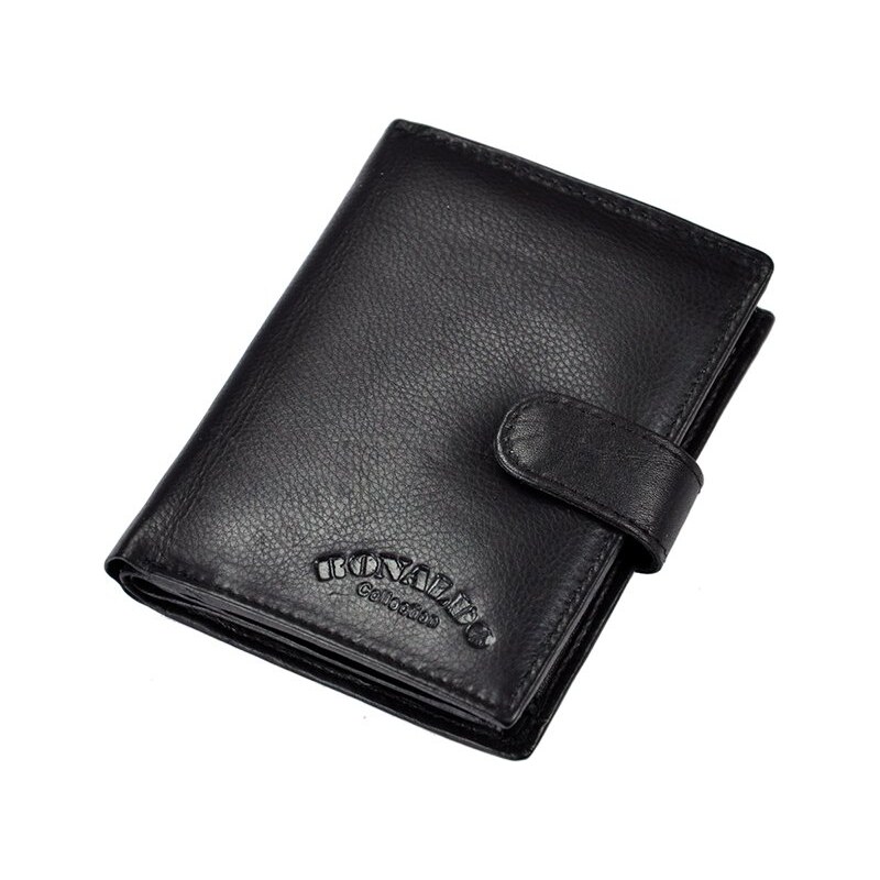 Pánská kožená peněženka Ronaldo 0800L-D RFID černá