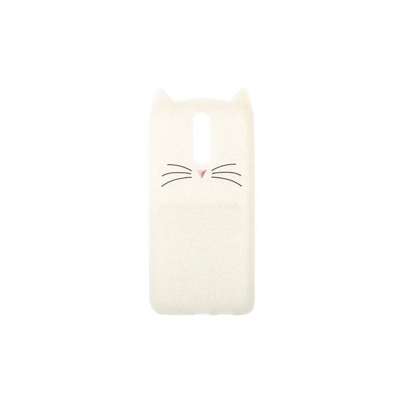 Pouzdro / Obal MFashion Huawei Mate 10 Lite - bílé - kočka