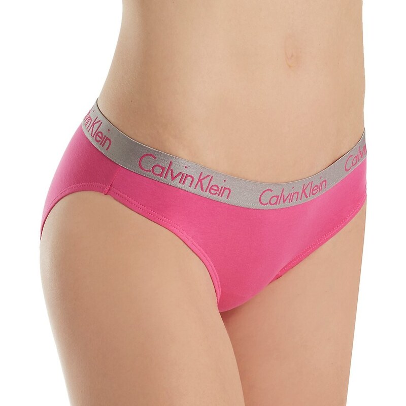 Calvin Klein kalhotky bikini růžové QD3622 - GLAMI.cz