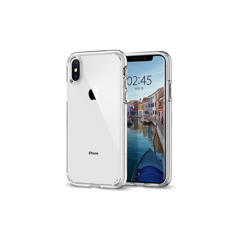 Ochranný kryt pro iPhone XS / X - Spigen, Ultra Hybrid Crystal