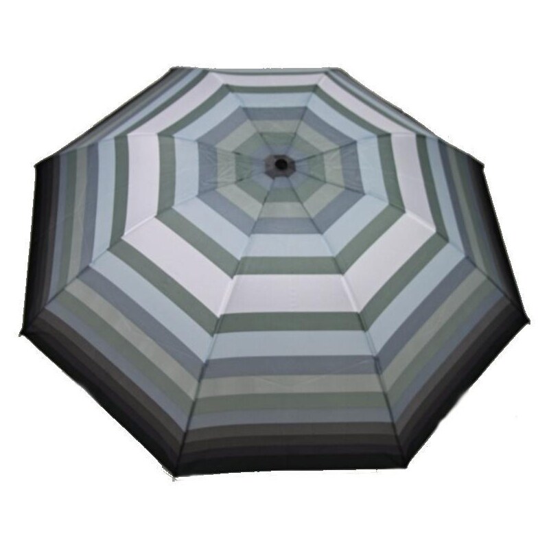 Afrodit Skládací pruhovaný deštník Danken šedý