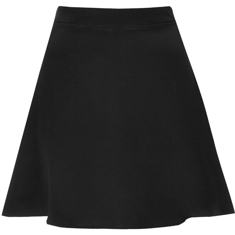 Topshop Morocain Silk Flippy Skirt by Boutique
