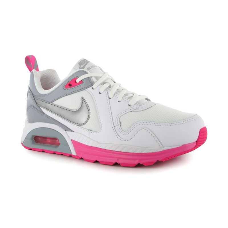 Nike Air Max Trax Ladies Trainers White/Silv/Pink 5 (38.5)