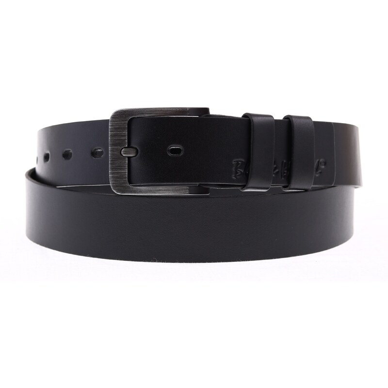 Dámský kožený pásek Black Hand 106-98 černý 30518337