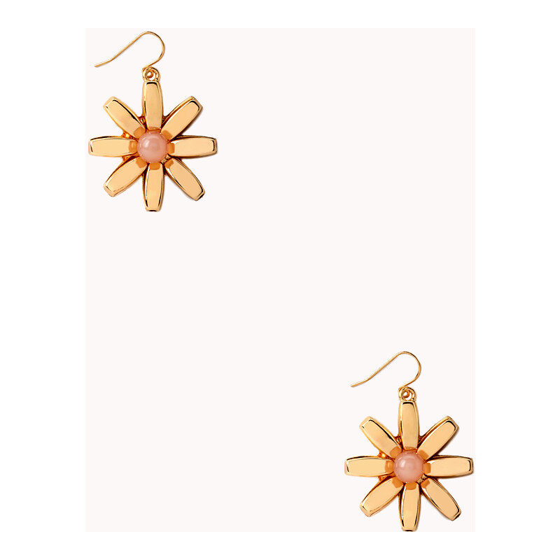FOREVER21 Simply Stated Floral Drop Earrings