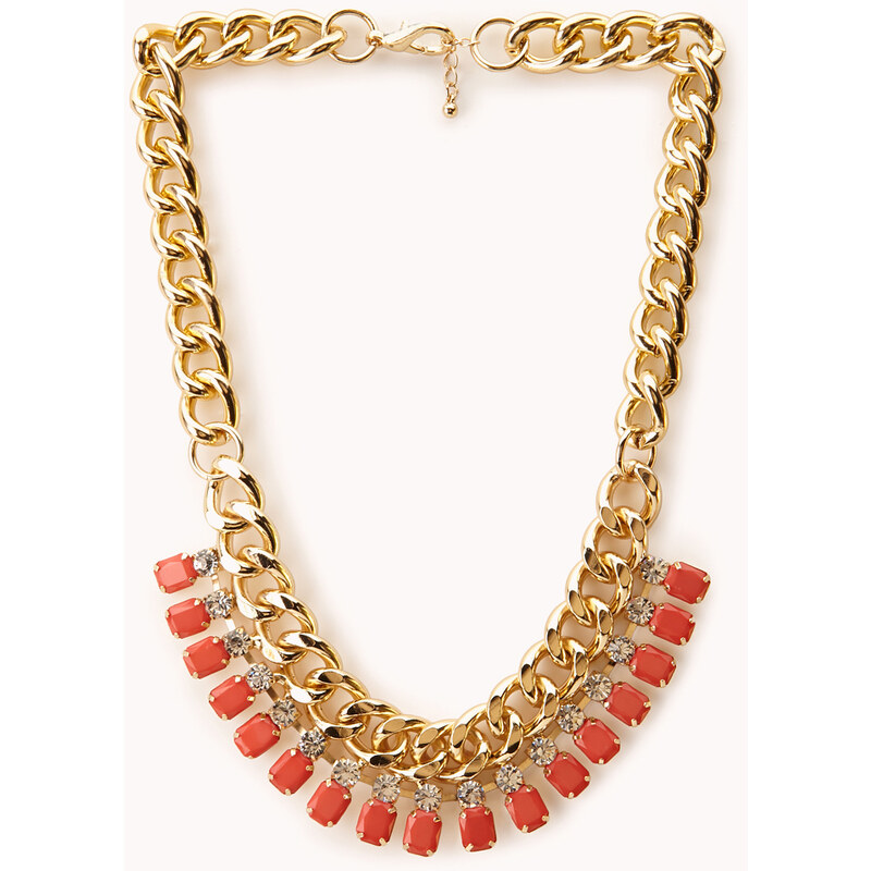 FOREVER21 Glam Layered Bib Necklace